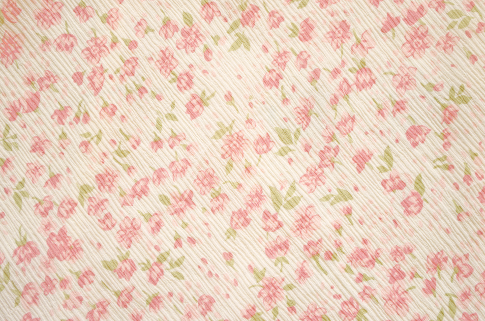 Pink Floral Silk